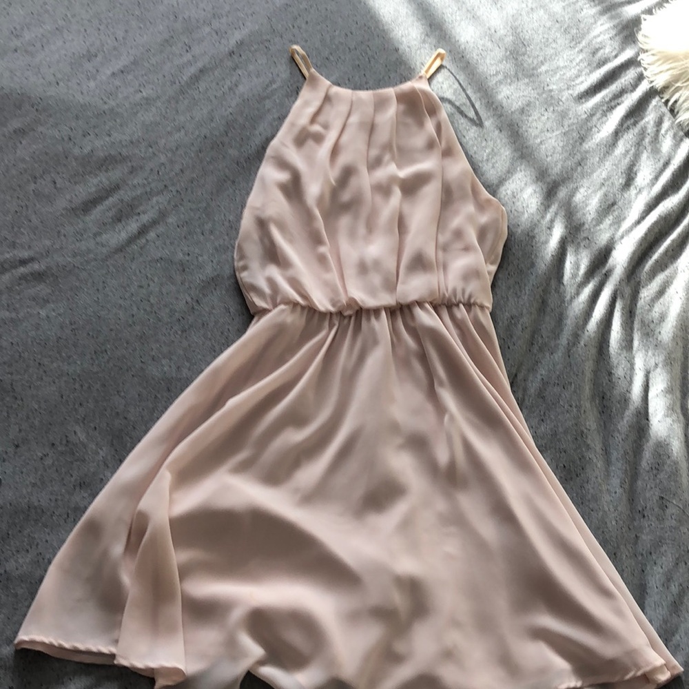 Classy pale pink dress